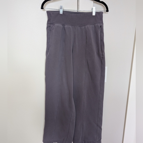 Athleta Retroplush Straight Leg Pant Purple sz S - Picture 4 of 9